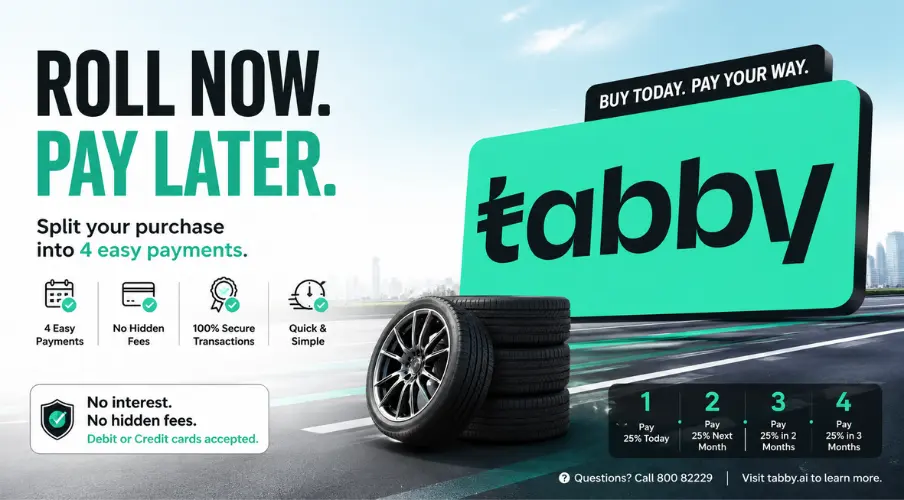 Tabby tyre payment UAE