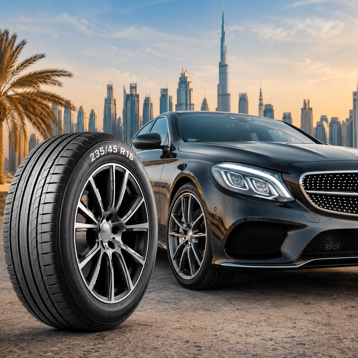 Best Premium 235/45 R18 Tyres For Luxury Sedans In UAE (2026 Buyer’s Guide)