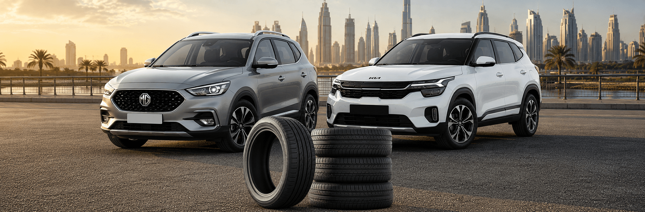 Best Budget Tyres for MG and Kia SUVs in the UAE