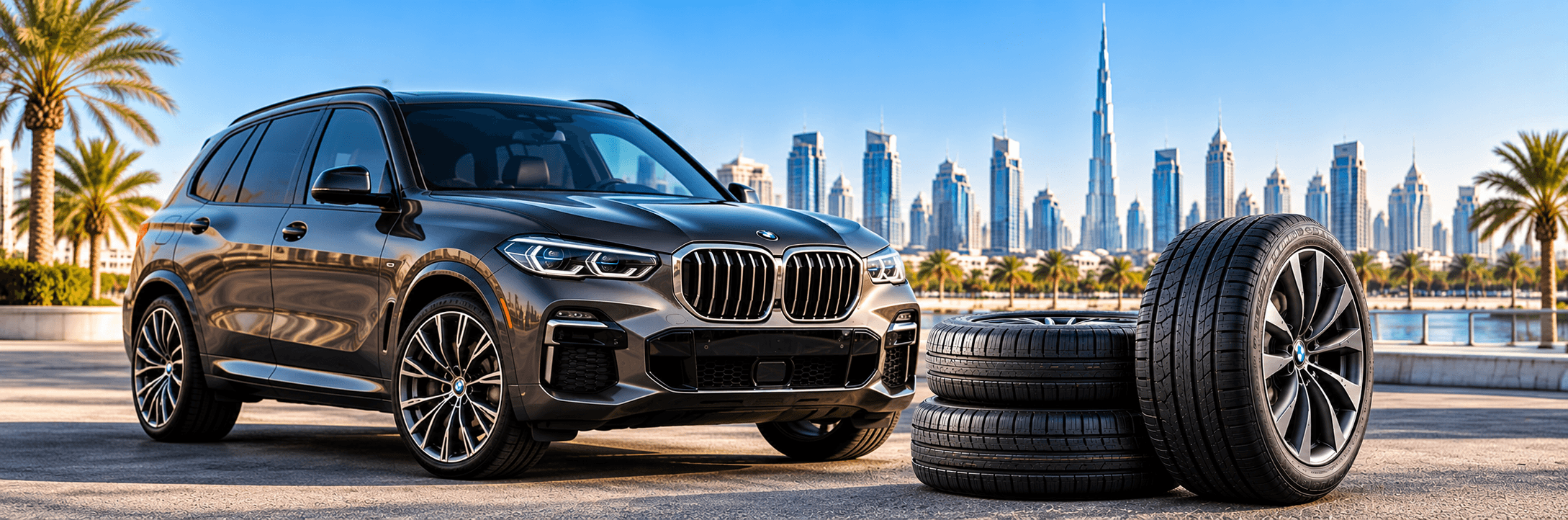 BMW X5 Tyres Online in the UAE: Run-Flat, Staggered & Comfort Options