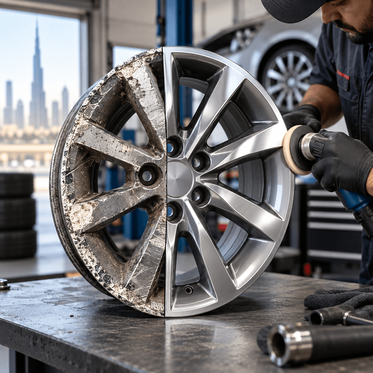 Car Rim Repair in Dubai: When Can a Damaged Rim Be Repaired?