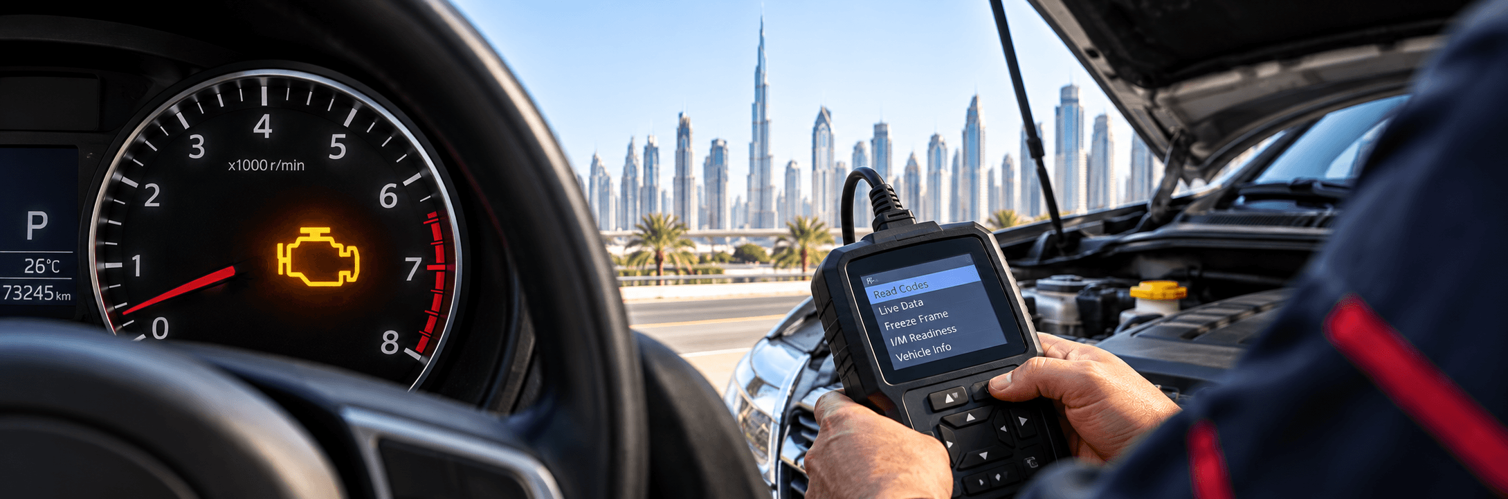 Engine Warning Light in Dubai: Common Causes and Solutions
