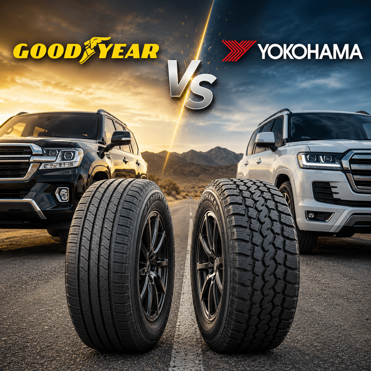 Goodyear Vs Yokohama For Full-Size SUVs: Wear Rate, Noise And Heat Stability
