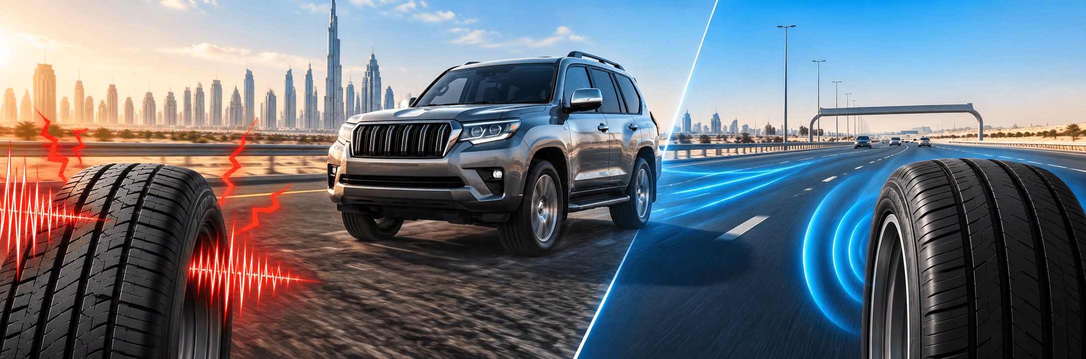 Why Your SUV Is Noisy on Emirates Road: Choosing Quieter Tyres