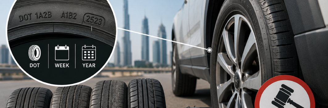Tyre Age Limit in UAE: RTA Rules, DOT Codes, and When You're Legally Overdue