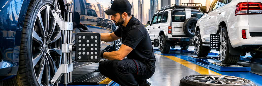 Wheel Alignment Cost Dubai 2026: Price Comparison For Sedans, SUVs, And 4x4s